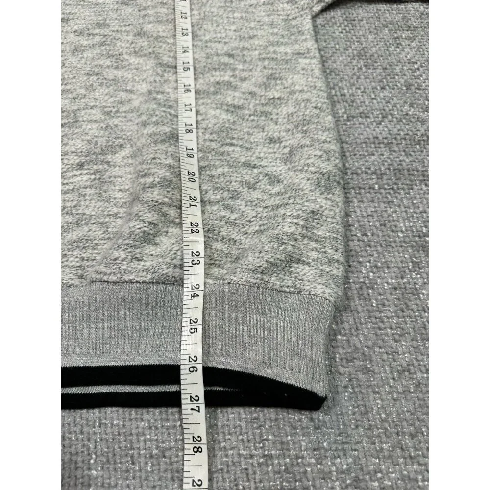 Art Unlimited Sweater shirt Mens‎ Large Gray Aztec Nub Wolf Sweatshirt V Neck